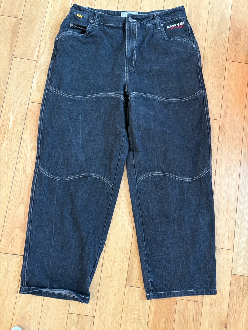Dime Men's Dark Blue Jeans - Stretch Regular Fit